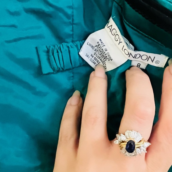 Maggy London Emerald Green Cocktail Party Dress - Picture 5 of 13